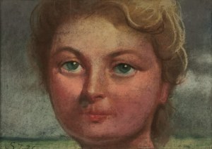 Stefan ŻECHOWSKI (1912-1984), Helena en face (Przyborów), 1936