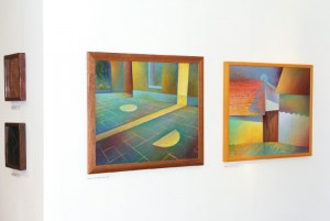 Serge VASILENDIUC (ur. 1972), Coursegoules, Place de la Mairie, 2016