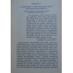 Borelowski T. [Michał Grażyński] • Zarys programu niepodległościowego. Zbiór artykułów