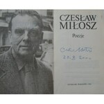 Miłosz Czesław • Poezje [autograf]