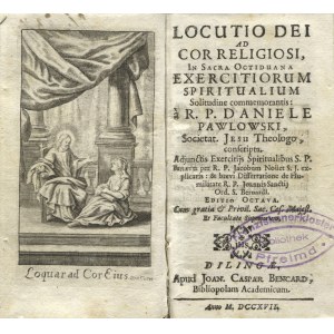 PAWŁOWSKI, Daniel - Locutio Dei Ad Cor Religiosi...