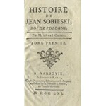 COYER, Gabriel-François - Histoire de Jean Sobieski, Roi de Pologne. T. 1-3. Varsovie 1761 [b. druk.]...