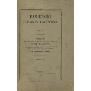 ÈNGEL’GARDT, Lev Nikolaevič - Pamiętniki jenerała Lwa Mikołajowicza Engelhardta / z ros. oryg...