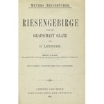 [KARKONOSZE] Letzner, David - Riesengebirge und die Grafschaft Glatz / von D. Letzner. 10. Aufl. Mit 9 Karten...