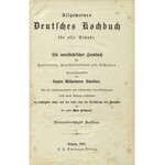 SCHEIBLER, Sophie Wilhelmine - Allgemeines Deutsches Kochbuch für alle Stände...