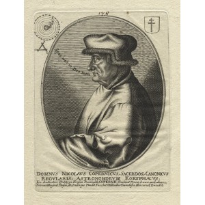 „DOMNUS [!] Nicolavs Copernicvs, Sacerdos, Canonicvs Regvlaris, Astronomorvm Koryphaevs”; przed 1668...