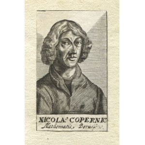 FRANCK, Johann (ur. ok. 1630)? - „Nicola’ Copernic Mathematic, Boru.”; 1688. Miedzioryt 7,4x4,4 cm...