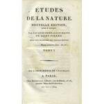 BERNARDIN de Saint-Pierre, Henri - Études de la nature. Nouvelle édition, revue et corrigée...