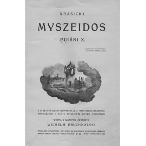 KRASICKI, Ignacy - Myszeidos: pieśni X. Z 24 ilustr. Norblina...