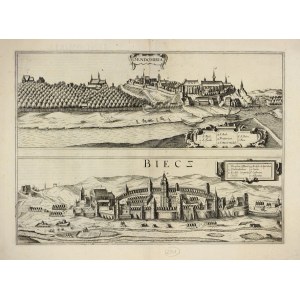 [SANDOMIERZ, Biecz] „Sendomiria / Biecz”; 1617. [Kolonia, Georg Braun, Frans Hogenberg]. Miedzioryt 32,2x44...