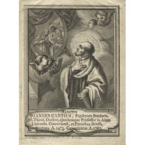 [JAN Kanty, święty] Zimmermann, Joseph Anton (1705-1797) - „Sanctus Joannes Cantius, Presbyter secularis, SS...