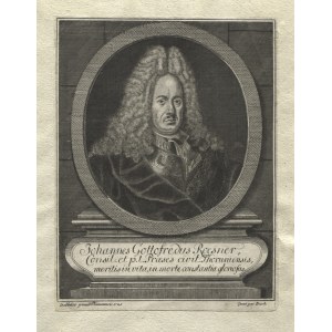 [ROESNER, Jan Gotfryd] Busch, Georg Paul (zm. 1756) - „Johannes Gottofredus Roesner, Consil. et p. t...