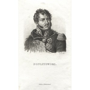 [PONIATOWSKI, Józef] Forestier, Charles-Aimé (1789-18??) - „Poniatowski”; 1818. Miedzioryt punktowany sygn...