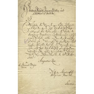 [SCZANIECCY, Kruszyńscy] Zespół 11 dokumentów rękopiśmiennych z lat 1721-1902, dot...