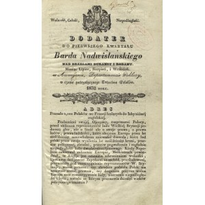 BARD Nadwiślański nad Brzegami Duransy i Rodanu. Avignon. 1832...