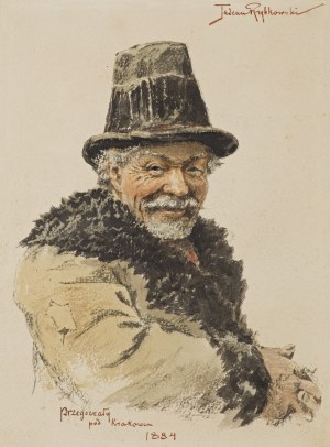Rybkowski Tadeusz, PORTRET MĘSKI, 1884