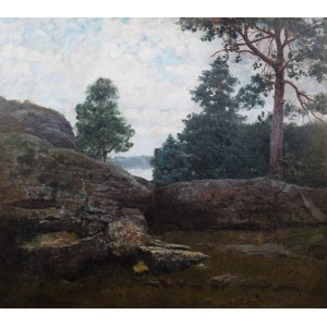 Józef Rapacki (1871 Warsaw - 1929 Olszanka near Skierniewice), Landscape, 1902.