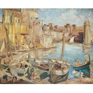 Mela Muter (1876 Warszawa - 1967 Paryż), Port w Collioure, lata 20-te XX w.