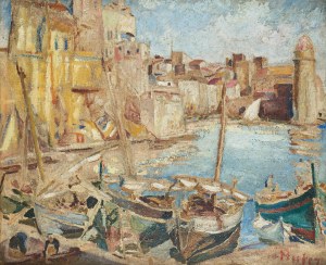 Mela Muter (1876 Warszawa - 1967 Paryż), Port w Collioure, lata 20-te XX w.