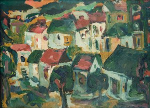 Sasza (Szaje) Blonder (1909 Czortków - 1949 Paryż), Pejzaż z domami