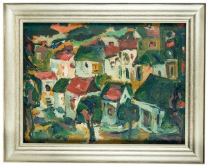 Sasza (Szaje) Blonder (1909 Czortków - 1949 Paryż), Pejzaż z domami
