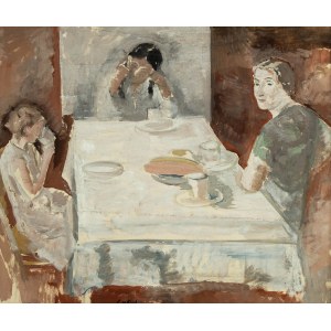 Leopold Gottlieb (1883 Drohobycz - 1934 Paryż), Kobiety przy stole