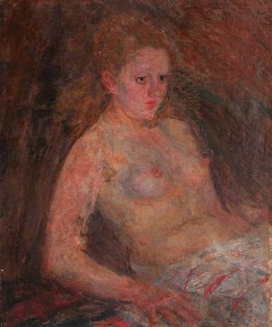 Eugeniusz Eibisch (1896 Lublin - 1987 Warszawa), Półakt kobiety