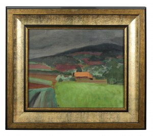 Rafał Malczewski (1892-1965), Pejzaż podgórski, ok. 1920