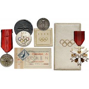 Germany, a set of memorabilia from the 11th Olympics in Berlin 1936