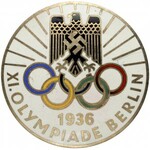 Niemcy, zestaw pamiątek z XI Olimpiady w Berlinie 1936