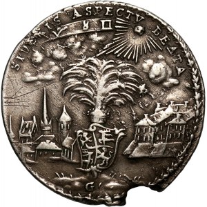 Kurlandia, medal z 1764 roku, wizyta Katarzyny II w Kurlandii