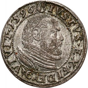 Prusy Książęce, Jerzy Fryderyk von Ansbach, grosz 1596, Królewiec