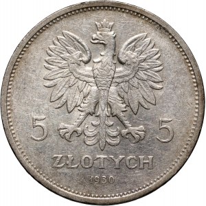 II RP, 5 złotych 1930, Warszawa, Nike