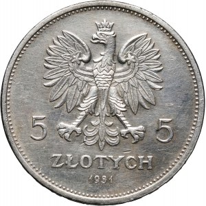 II RP, 5 złotych 1931, Warszawa, Nike