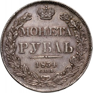 Rosja, Mikołaj I, rubel 1834 СПБ НГ, Petersburg