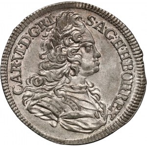 Austria, Carl VI, 6 Kreuzer 1732, Prague