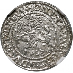 Zygmunt II August, półgrosz 1563, Wilno
