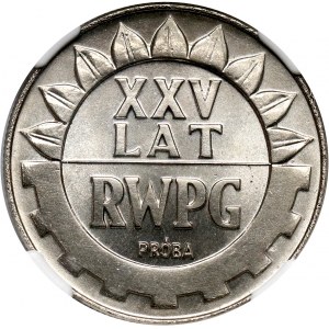 PRL, 20 złotych 1976, XXV Lat RWPG, PRÓBA, nikiel
