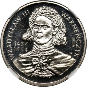 III RP, 10000 złotych 1992, Władysław III Warneńczyk, PRÓBA, nikiel