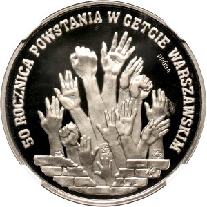 III RP, 300000 złotych 1993, Powstanie w Getcie Warszawskim, PRÓBA, nikiel