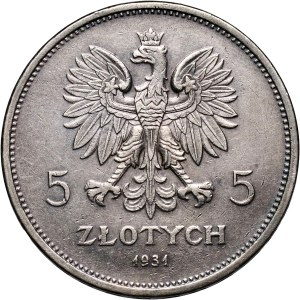 II RP, 5 złotych 1931, Warszawa, Nike