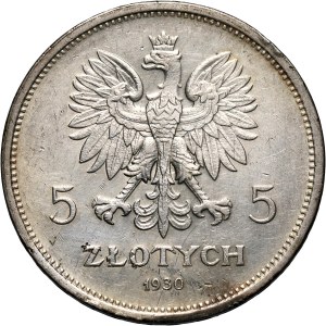 II RP, 5 złotych 1930, Warszawa, Nike