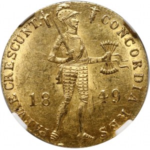 Russia, Nicholas I, Dutch-type Ducat 1849, St. Petersburg