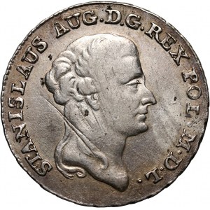 Stanisław August Poniatowski, dwuzłotówka 1791 EB, Warszawa