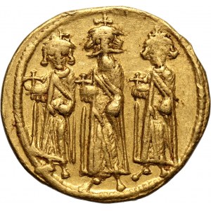 Byzantine Empire, Heraclius 610-641, Solidus, Constantinople