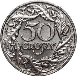 Generalna Gubernia, 50 groszy 1938, Warszawa, żelazo