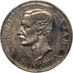Sarawak, Rajah Charles J. Brooke, 50 centów 1906 H, Heaton