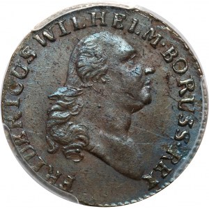 Zabory, Prusy południowe, Fryderyk Wilhelm II, grosz 1797 B, Wrocław