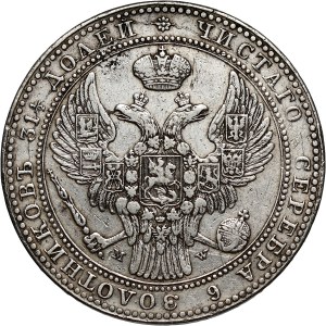 Zabór rosyjski, Mikołaj I, 1 1/2 rubla = 10 złotych 1835 MW, Warszawa