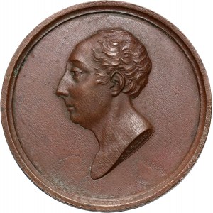 XIX wiek, medal z 1824 roku, Adam Kazimierz Czartoryski